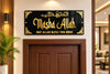House Entrance Dua & May Allah Bless This Home Wall Art | Glow Space