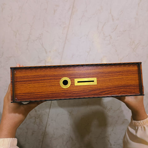 2 Million Saving Challenge Box – Wooden Money Saving Box with Amount Chart